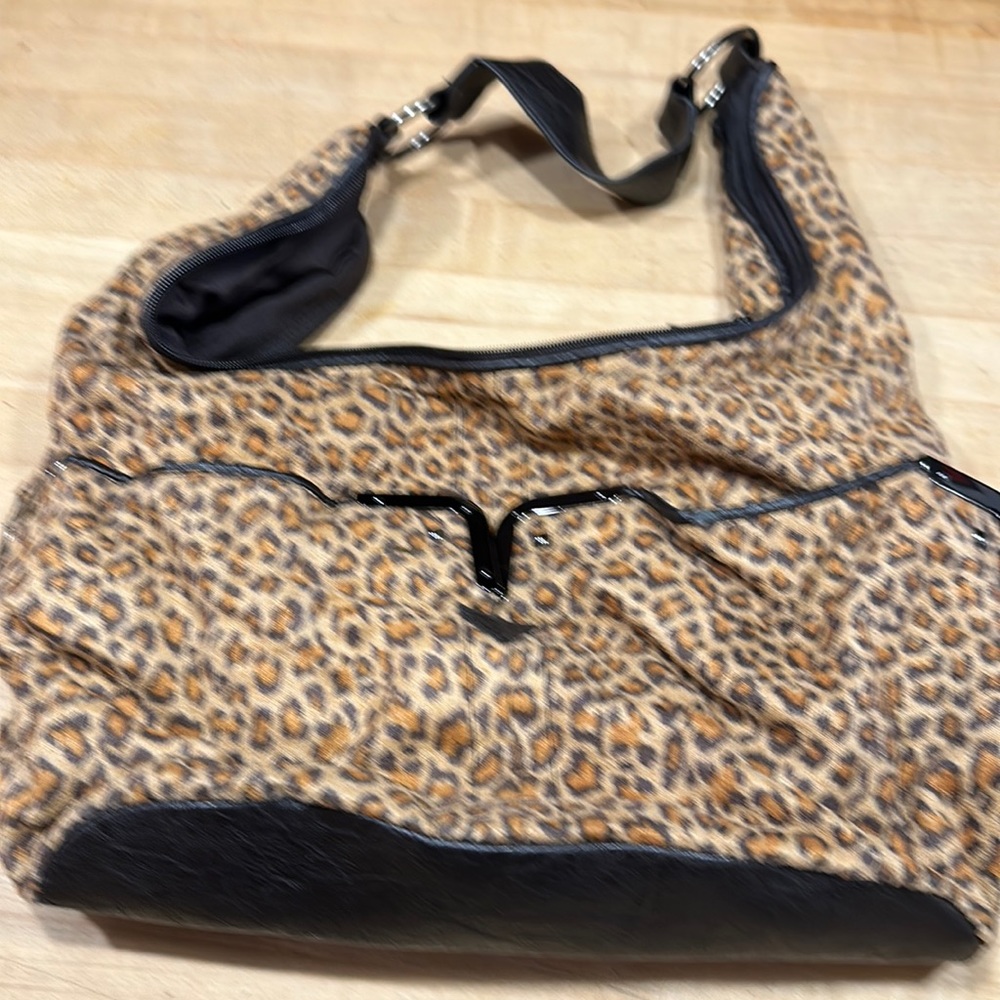 Leopard print purse